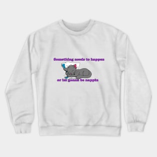 Sleepy Kitty Crewneck Sweatshirt